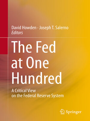 cover image of The Fed at One Hundred
